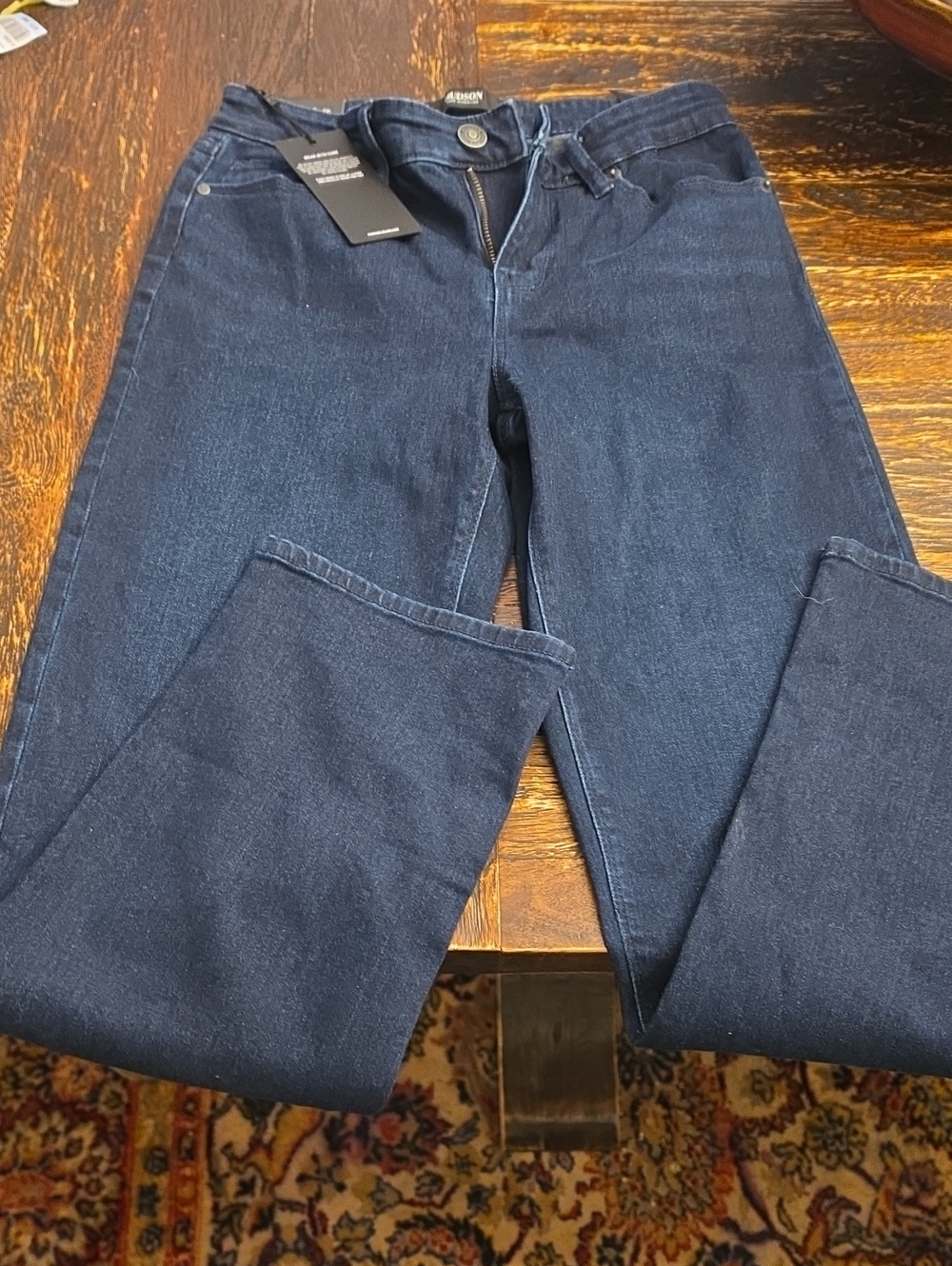 Hudson Women's Straight Leg Jean Skinny Jeans in Blue Waist 27 NWT